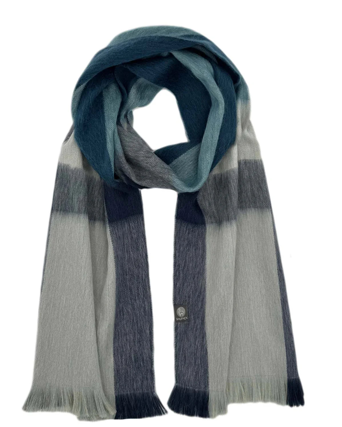 ALPACA PLAID BRUSHED SCARVES
