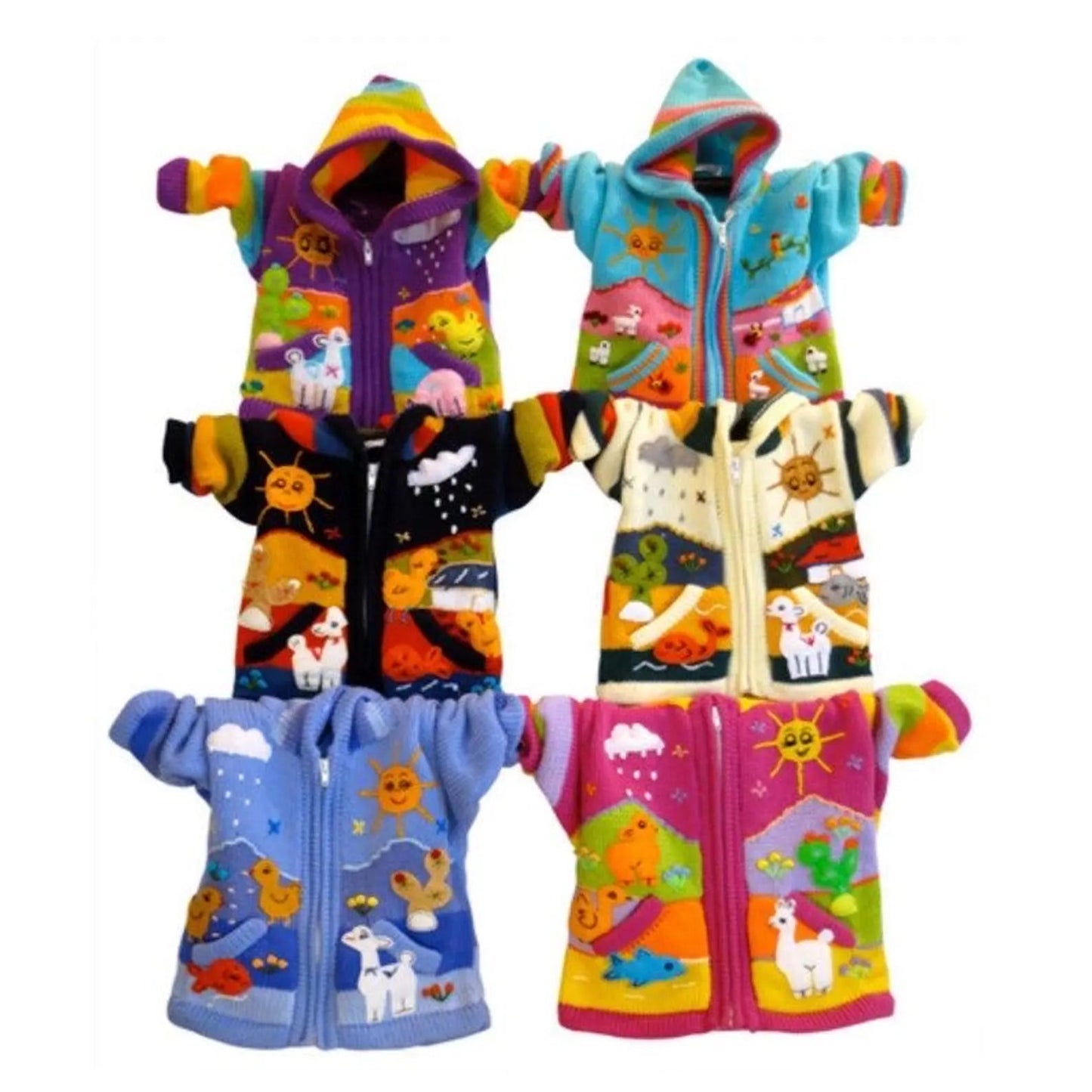 ZIP UP HOODED CHILD SWEATER