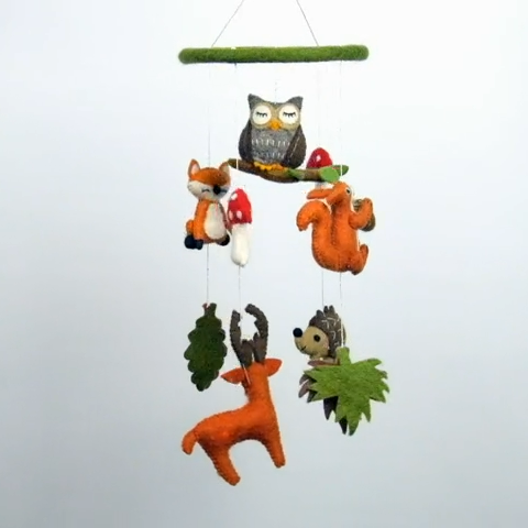 Crib Mobile / Forest Creatures