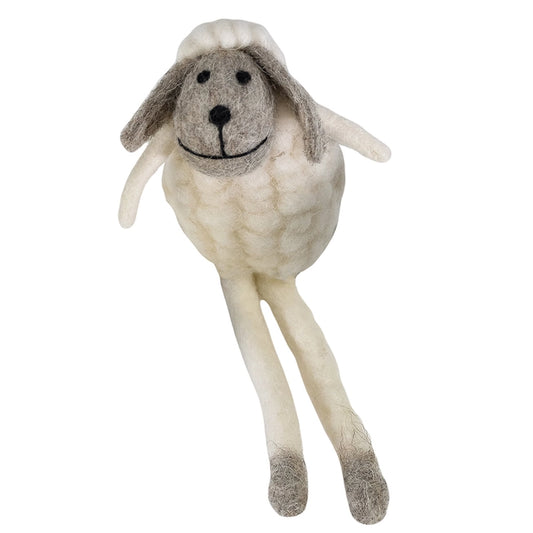 Long Legged Felted Sheep Toy