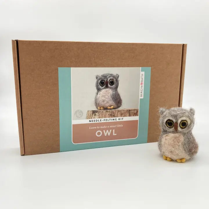 Needle Felting Kit / Owl