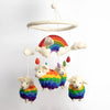 Crib Mobile / Rainbow Sheep