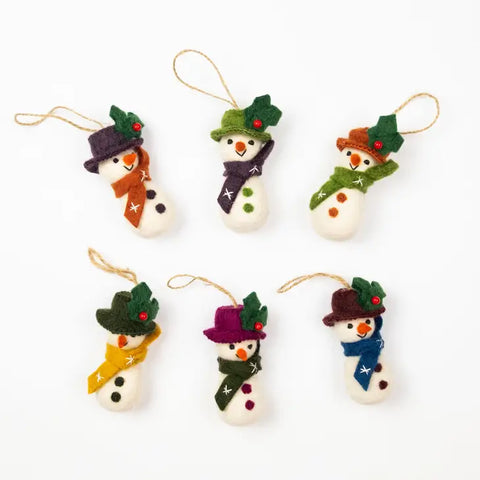 Snowman Holiday Ornaments
