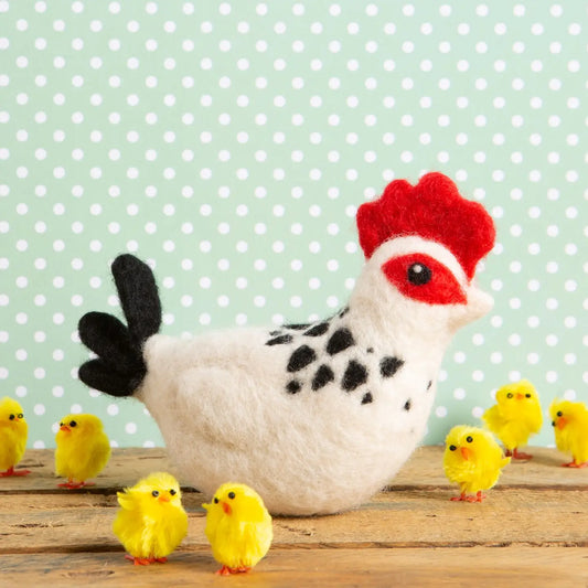Needle Felting Kit / Sussex Chicken