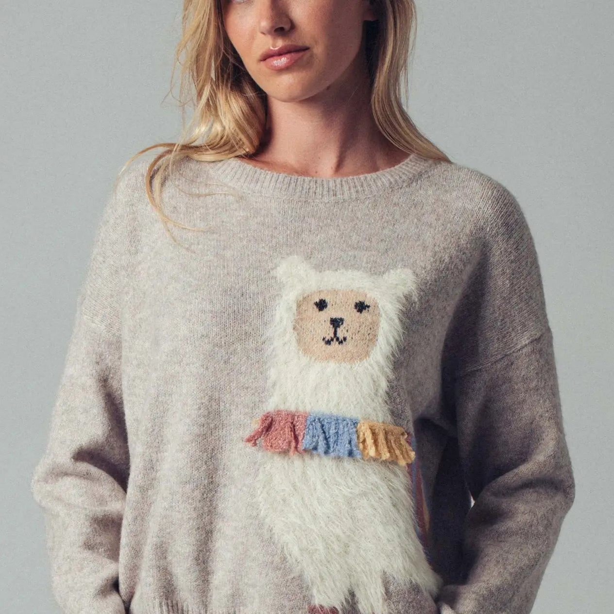 Whimsical Alpaca Sweater