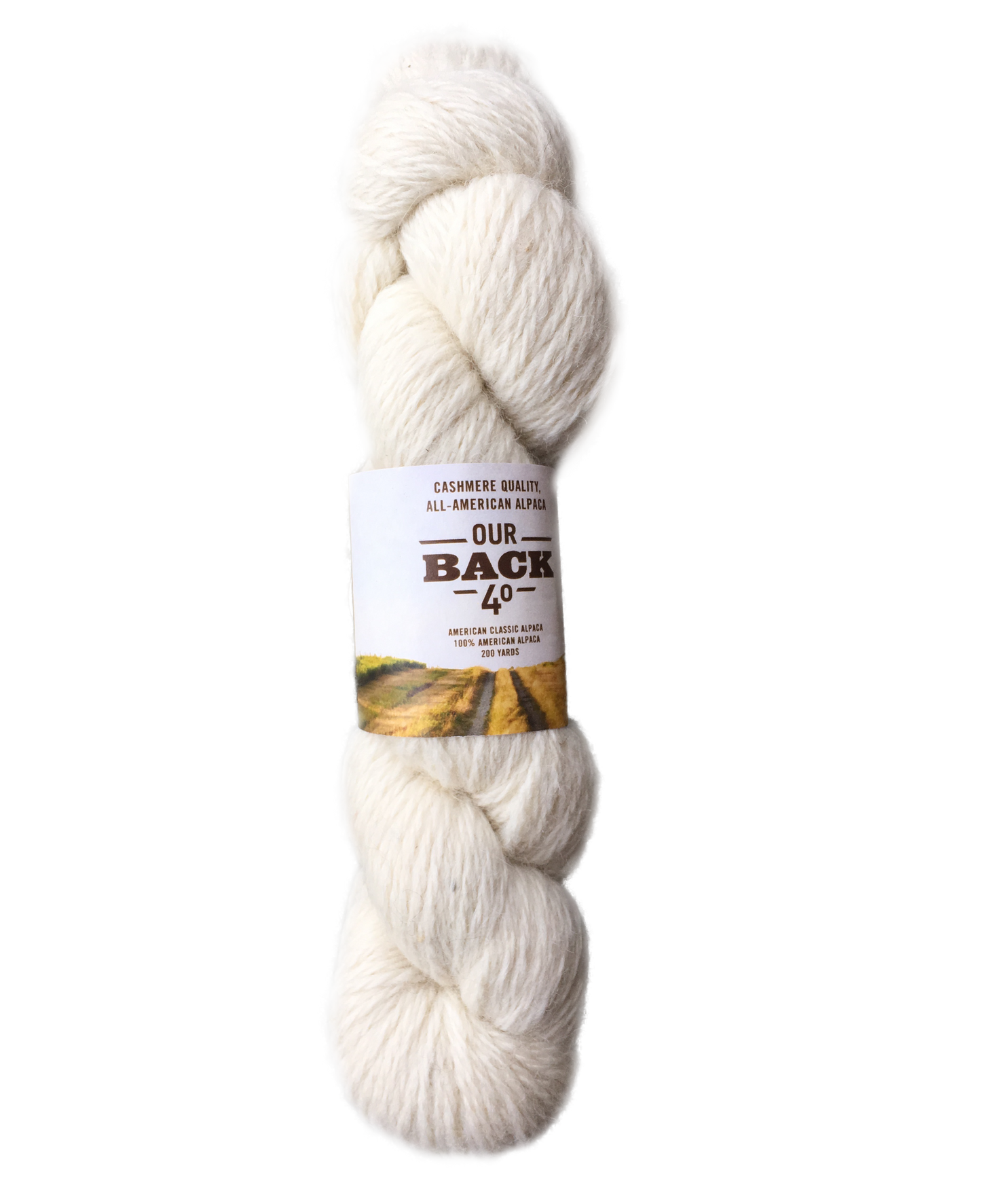 OUR BACK 40/ 100% ALPACA / 2PLY SPRT.WT.