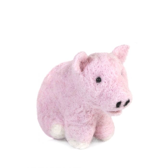 Needle Felted Alpaca Figurines