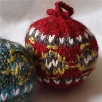 FAIR ISLE HERITAGE ORNAMENT BABY ALPACA Assorted