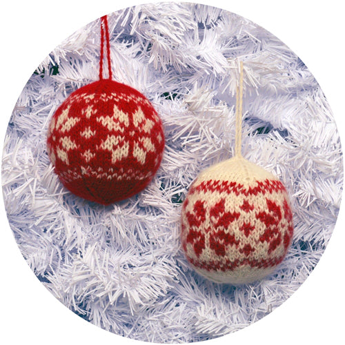 NORDIC BALL ORNAMENT BABY ALPACA Assorted