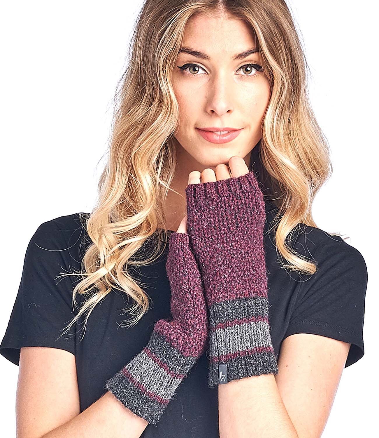 CARRERA FINGERLESS GLOVES 100% BABY ALPACA