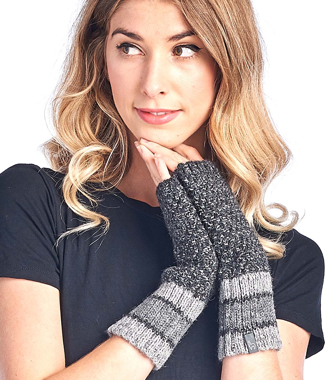 CARRERA FINGERLESS GLOVES 100% BABY ALPACA