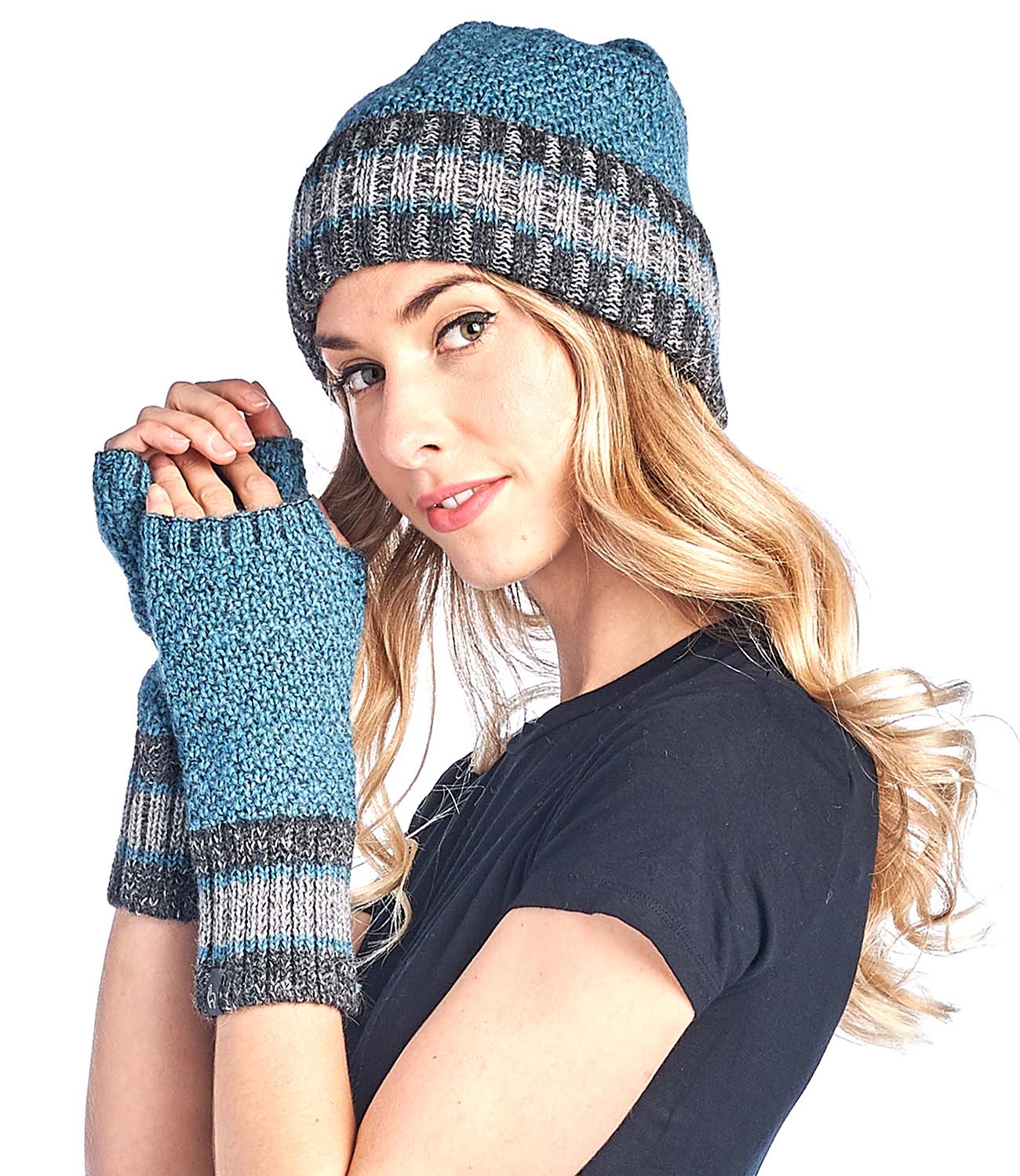 CARRERA FINGERLESS GLOVES 100% BABY ALPACA