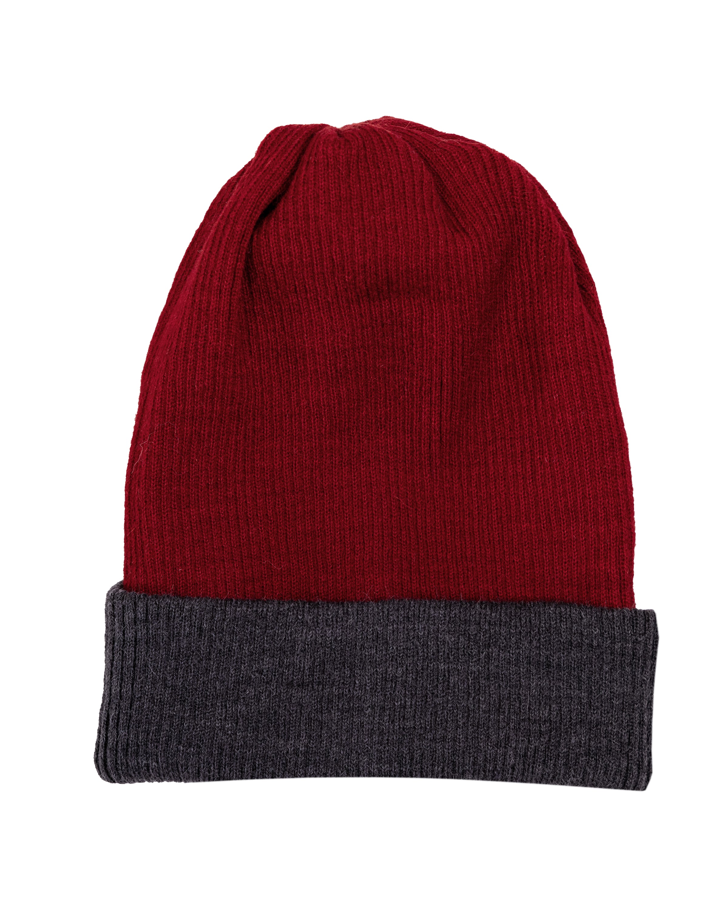 ALPACA RIBBED REVERSIBLE BEANIE – Buck Brook Alpacas