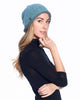 RUSTIC BEANIE HAT 100% BABY ALPACA Mint