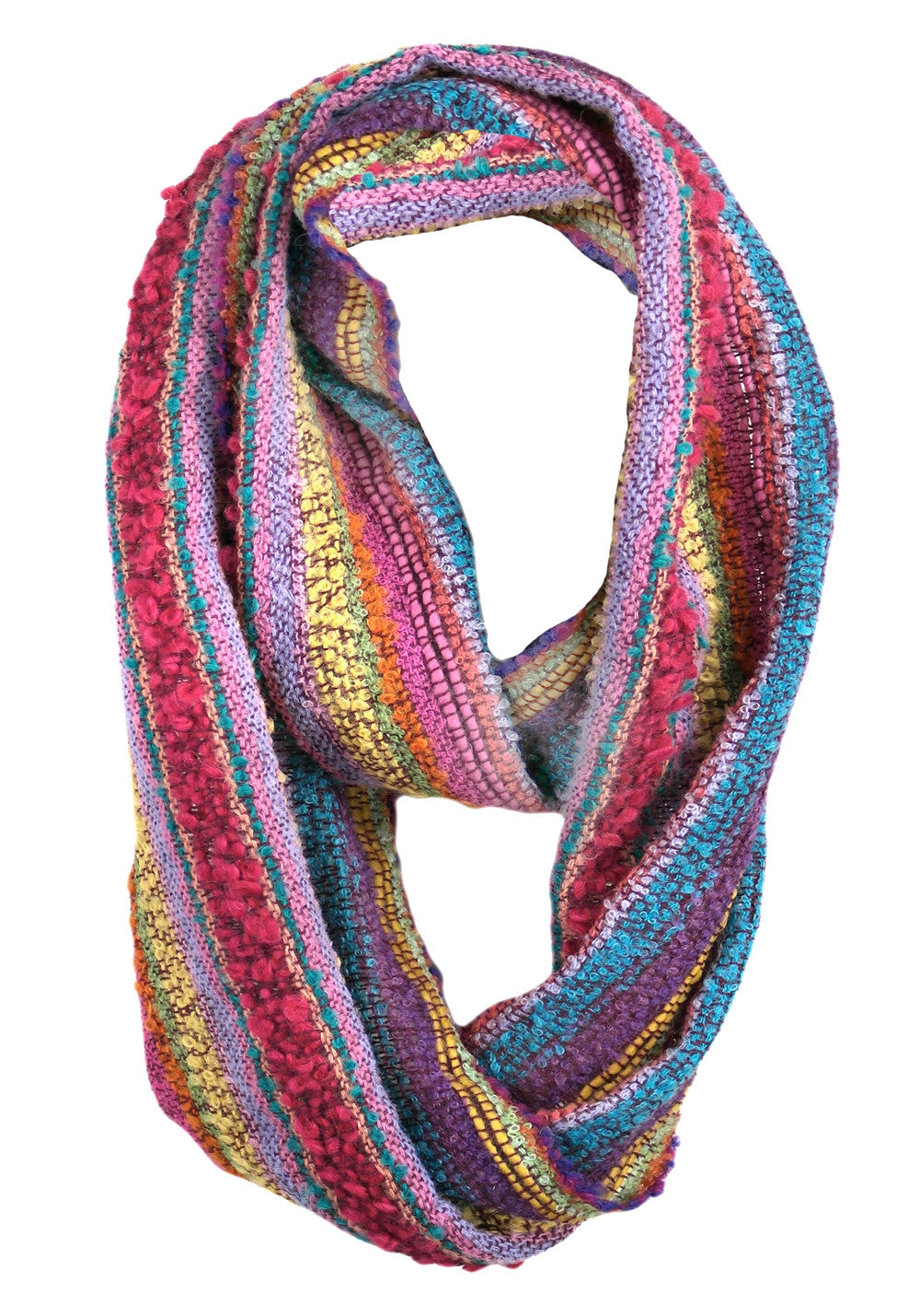 Boucle Infinity Scarf by Shupaca Fiesta multi