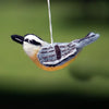 WILD WOOLIES FELTED ORNAMENT/ Nuthatch