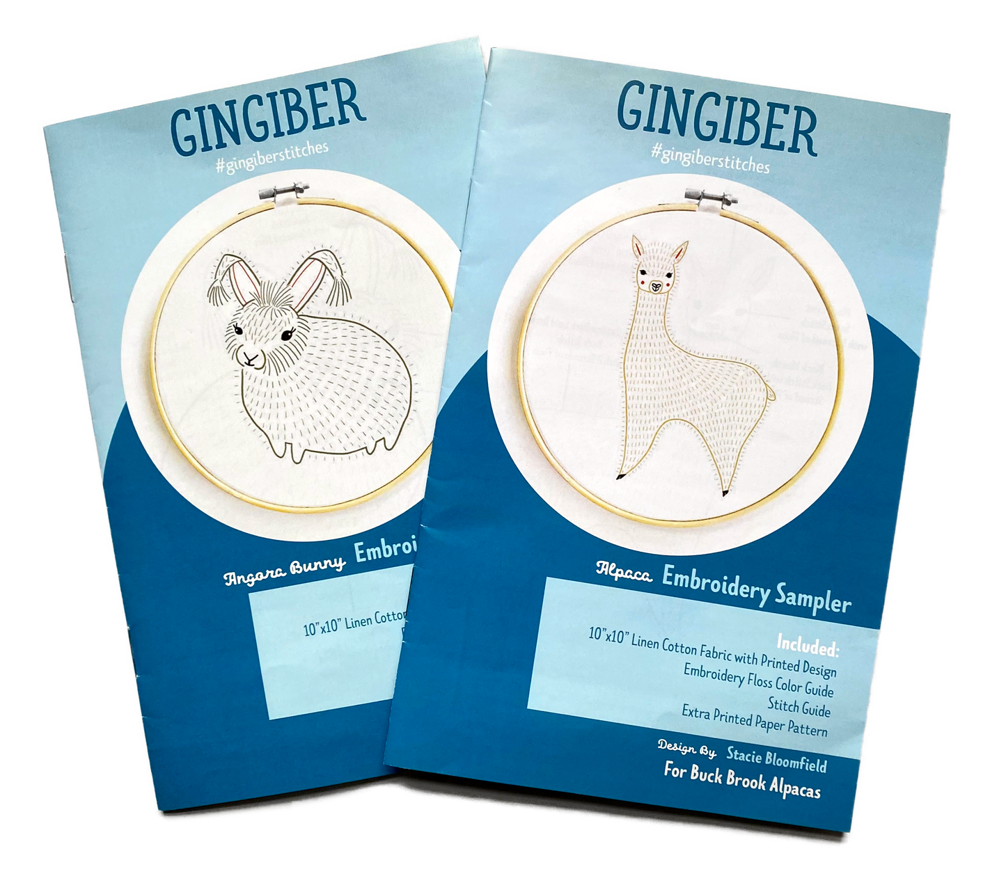 EMBROIDERY SAMPLER / ANGORA BUNNY