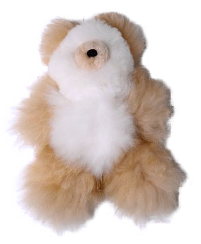 BABY ALPACA FUR TEDDY BEARS / NATURAL COLORS 18"