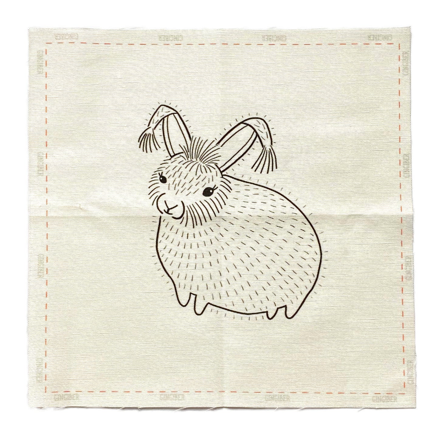 EMBROIDERY SAMPLER / ANGORA BUNNY