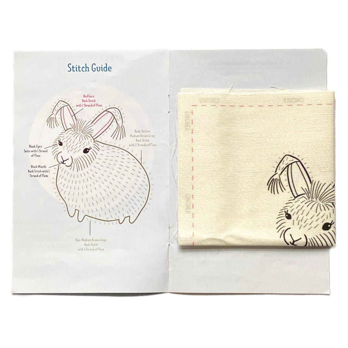 EMBROIDERY SAMPLER / ANGORA BUNNY