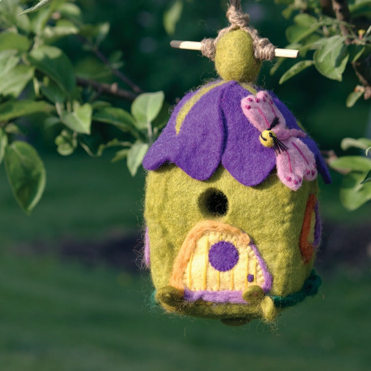 WILD WOOLIES FELTED BIRDHOUSE