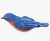 WILD WOOLIES FELTED ORNAMENT/Bluebird