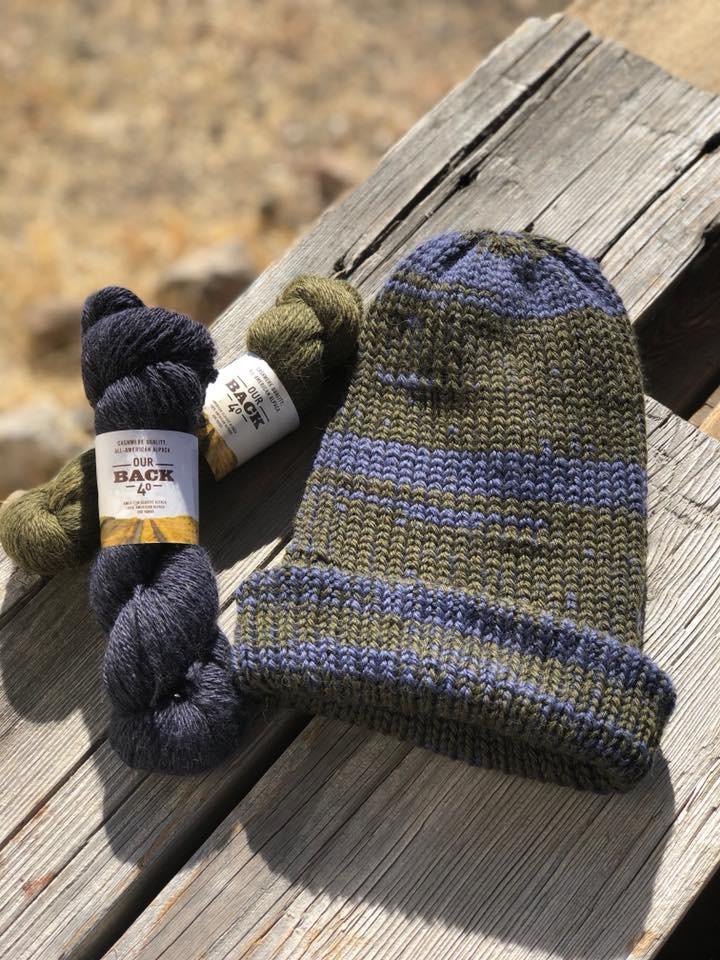 OUR BACK 40/ 100% ALPACA / 2PLY SPRT.WT.