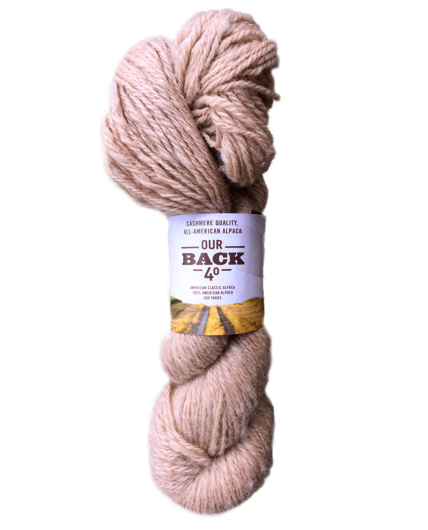 OUR BACK 40/ 100% ALPACA / 2PLY SPRT.WT.