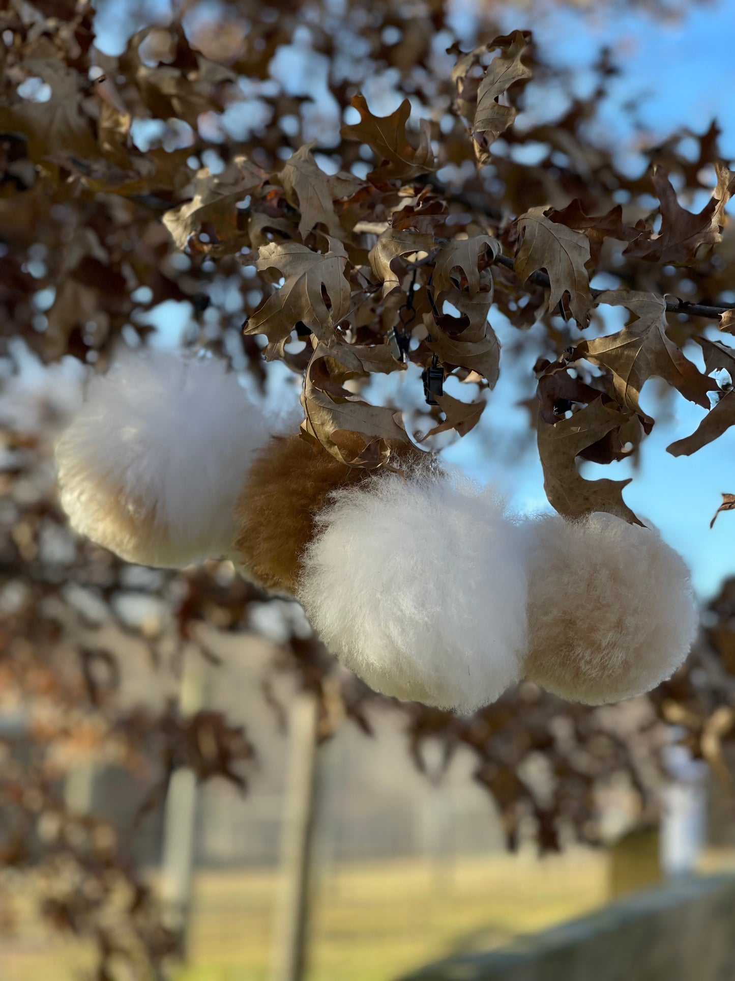 POM POM KEY CHAIN