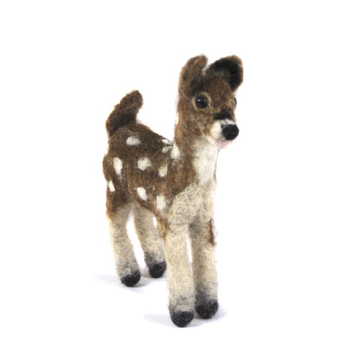 Needle Felted Alpaca Figurines