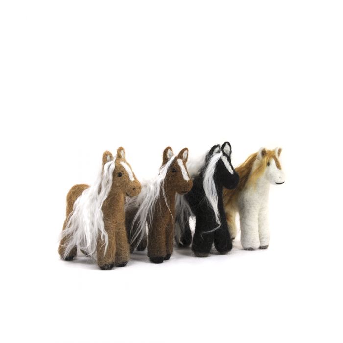 Needle Felted Alpaca Figurines