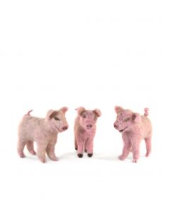 Needle Felted Alpaca Figurines