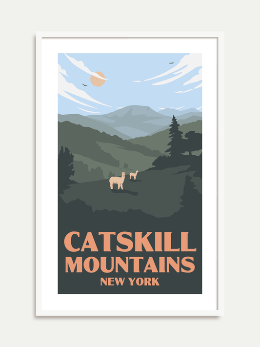 Catskill Mountain Poster - New York Framed Print