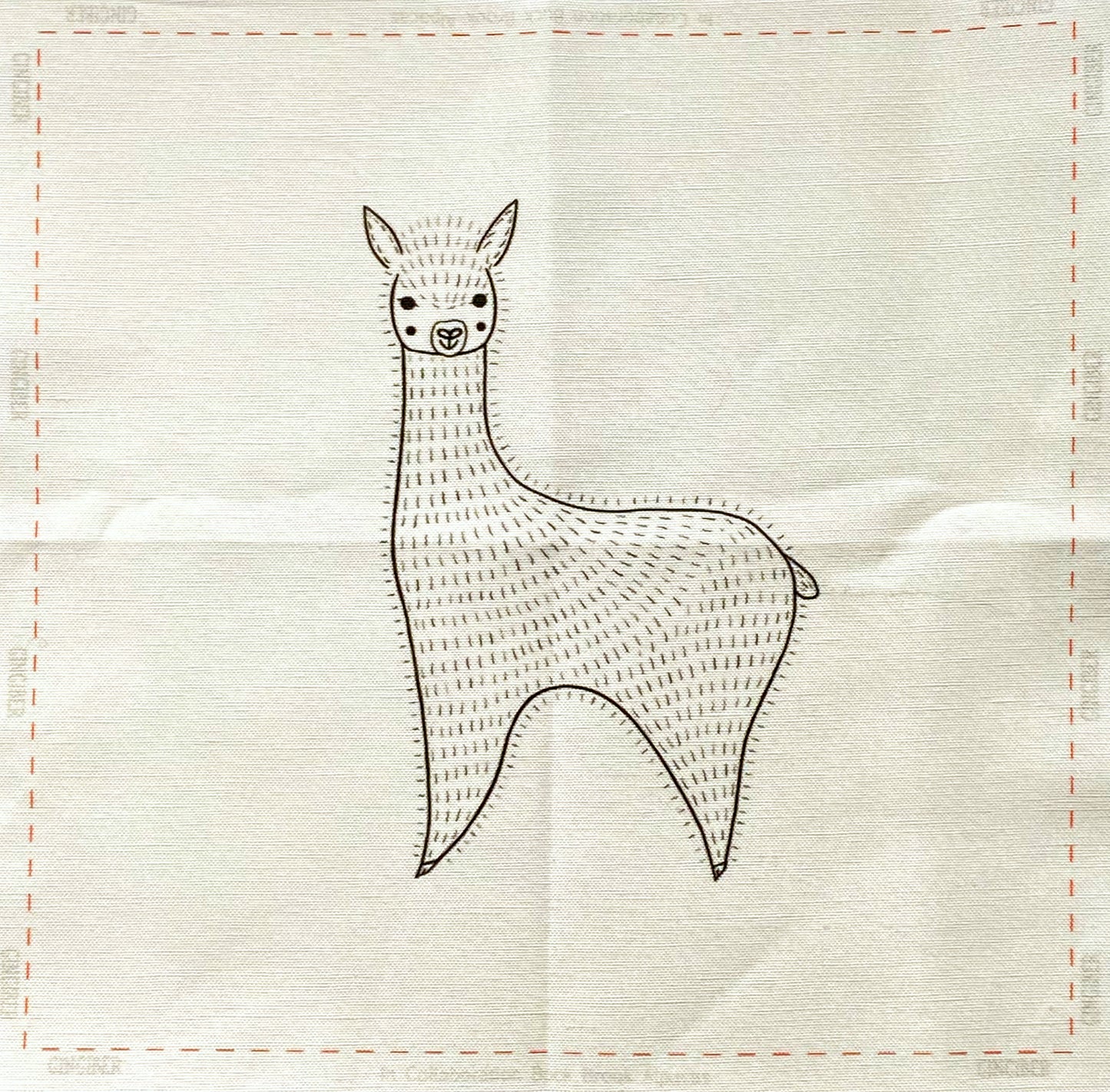 EMBROIDERY SAMPLER / ALPACA