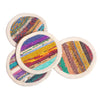 Sari Coasters / Set of Four (4)